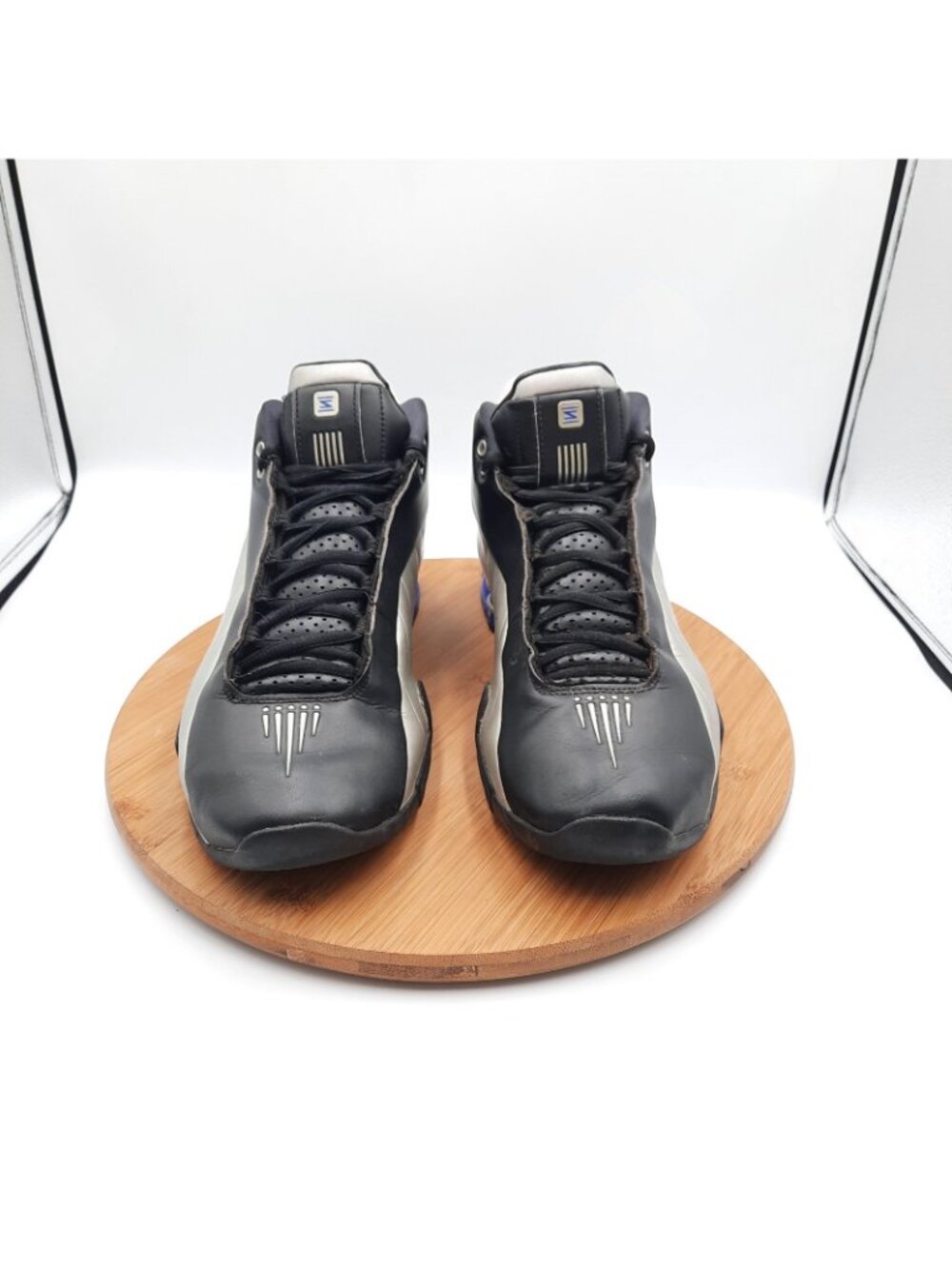 Nike Shox Bb4 Mens Size 10.5 Shoes Metallic Silver Sneakers Vince Carter Og 2019 View 2
